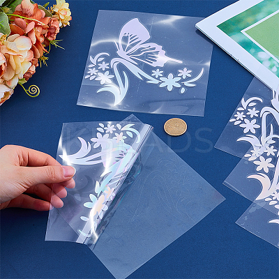 PVC Butterfly Car Decals ST-WH0005-02C-1