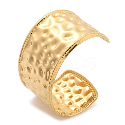 304 Stainless Steel Cuff Bangles for Women AJEW-P127-23G-1