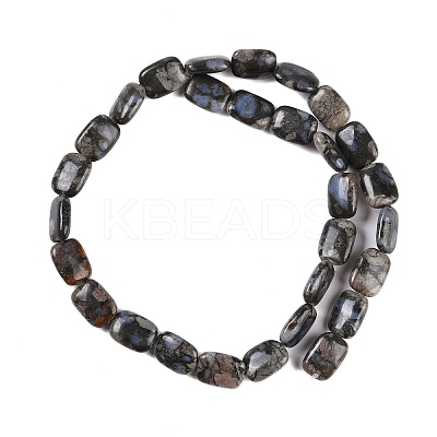 Natural Glaucophane Beads Strands G-C141-C01-01-1