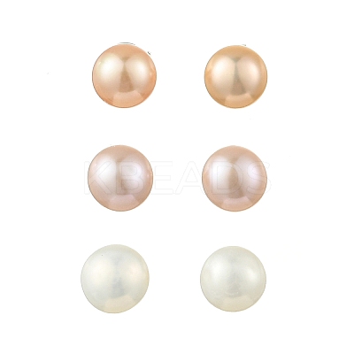 Natural Cultured Freshwater Pearl Stud Earrings EJEW-JE07273-1