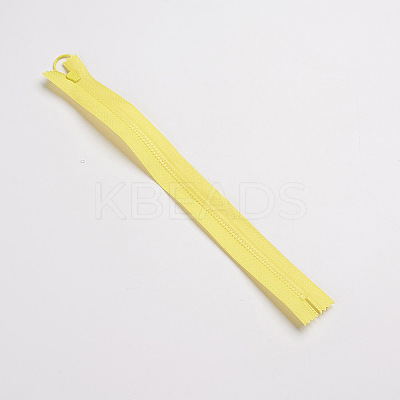 Resin Close End Zippers LS-FIND-WH0052-44D-1