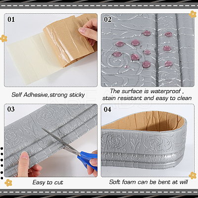 Self-Adhesive PE Contact Paper AJEW-WH20001-94A-03-1