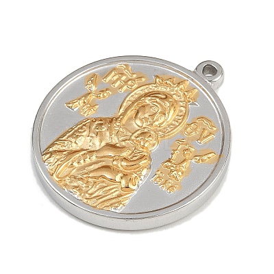 304 Stainless Steel Pendants STAS-K311-04GP-1