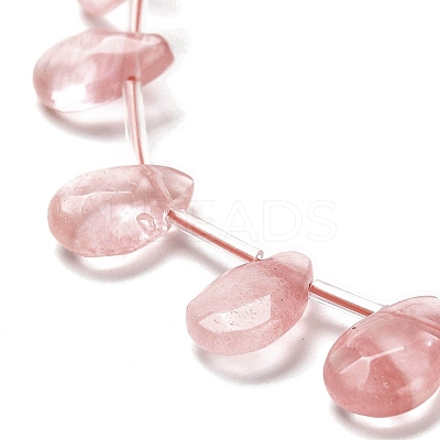 Cherry Quartz Glass Beads Strands G-Q167-A02-01-1