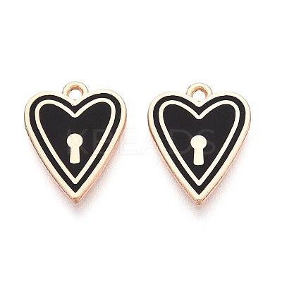 Alloy Enamel Pendants ENAM-T022-93A-G-1