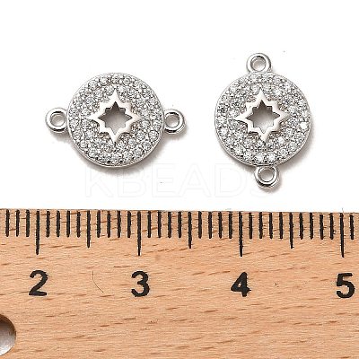 925 Sterling Silver Connector Charms STER-H110-03P-1
