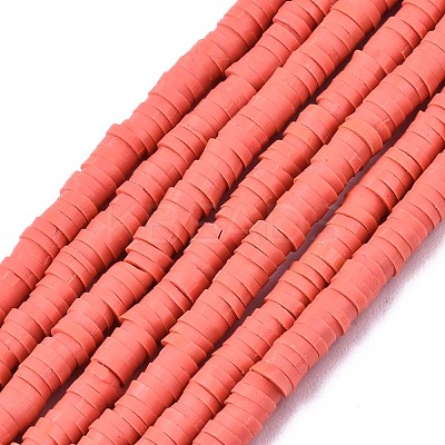 Handmade Polymer Clay Beads Strand CLAY-T018-03-1