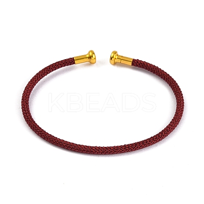 Braided Carbon Steel Wire Bracelet Making MAK-A017-B51-1