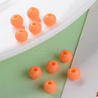 Opaque Acrylic Beads X-MACR-S370-C6mm-A11-1