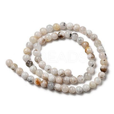 Natural Rainbow Moonstone Beads Strands G-N328-024-6mm-AB-1