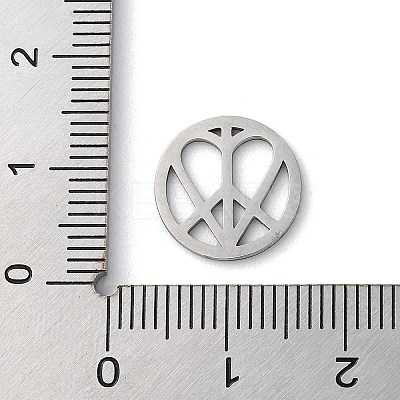 Non-Tarnish 304 Stainless Steel Charms STAS-P338-05P-1