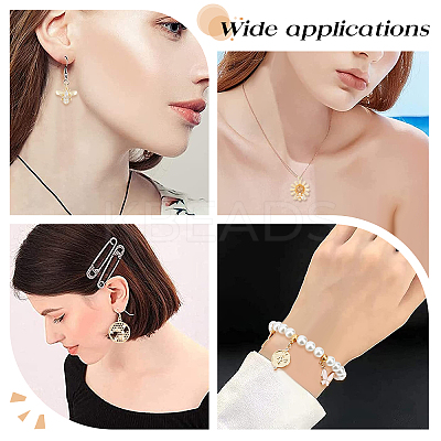 8Pcs 4 Style Rack Plating Brass Micro Pave Cubic Zirconia Pendants KK-BBC0004-19-1