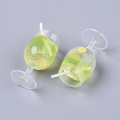 Acrylic Goblet Pendants CRES-S359-22E-1