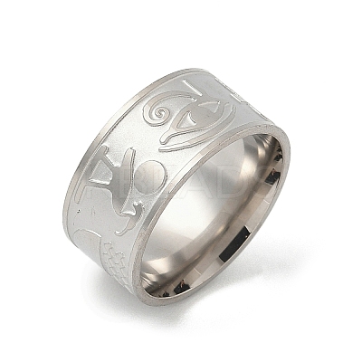 304 Stainless Steel Finger Rings for Women RJEW-F195-04P-1