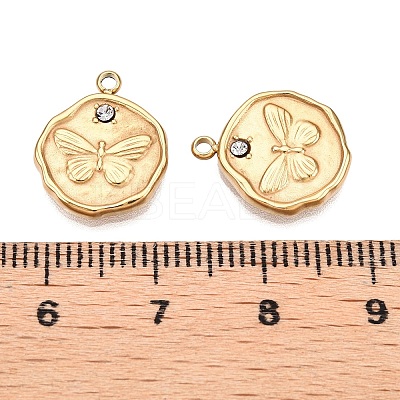 304 Stainless Steel Pendants STAS-L022-274G-1