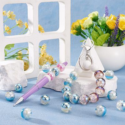 10Pcs Resin Beads PACR-TA0001-33J-1