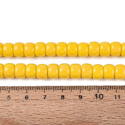 Opaque Glass Beads Strands GLAA-NH0002-B10-1