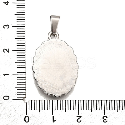 304 Stainless Steel Pendants STAS-B086-09G-P-1