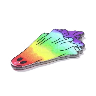 Halloween Printed Acrylic Pendants MACR-C016-02-1