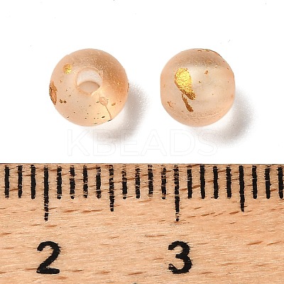 Frosted Transparent Acrylic Beads X1-OACR-F013-12E-1