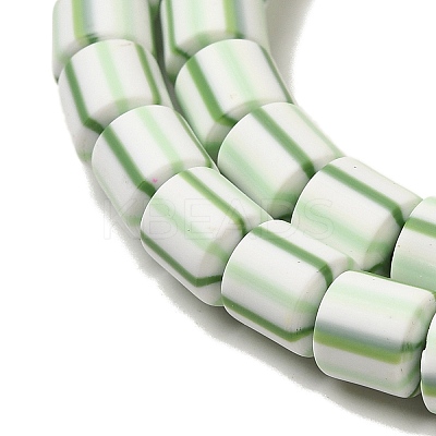 Polymer Clay Beads Strands CLAY-H006-01N-1