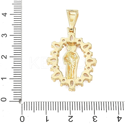 Religion Brass Pave Cubic Zirconia Pendants CU-CBA83A6-01A-G04-1