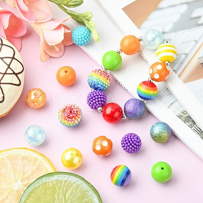 DIY Candy Color Bracelet Necklace Making Kit MACR-CJC0001-12P-01-1