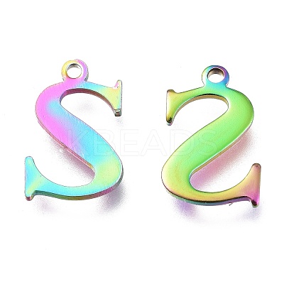 Ion Plating(IP) 304 Stainless Steel Charms STAS-H112-S-M-1