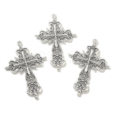Tibetan Style Zinc Alloy Big Pendants LS-X-TIBEP-R334-117AS-RS-1