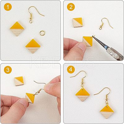 DIY Dangle Earring Making Kits DIY-OC0005-10-1