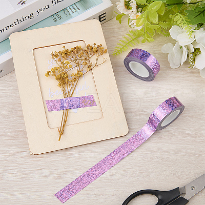 DIY Scrapbook Decorative Laser Paper Tapes DIY-WH20001-98B-1