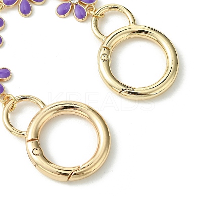 Zinc Alloy Spring Gate Rings Bag Extension Chains AJEW-BA00142-05-1