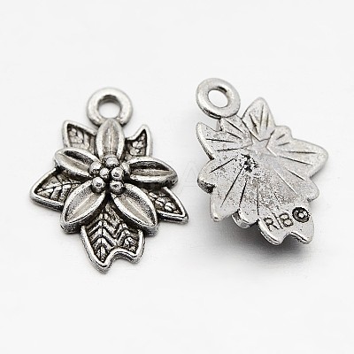 Tibetan Style Alloy Pendants TIBEP-GC103-AS-RS-1