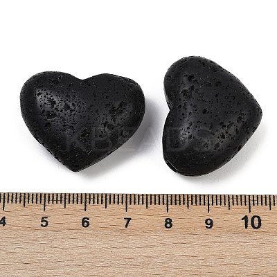 Heart Natural Lava Rock Palm Stones G-C186-02C-1