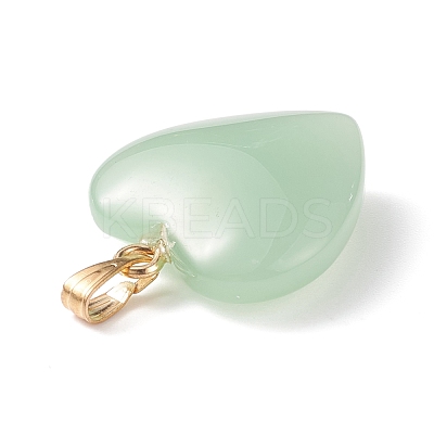 Spray Painted Glass Pendants GLAA-N035-016-A04-1