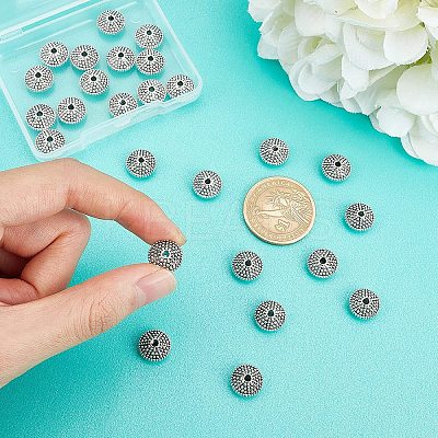 40Pcs Tibetan Style Alloy Beads FIND-CA0002-68-1