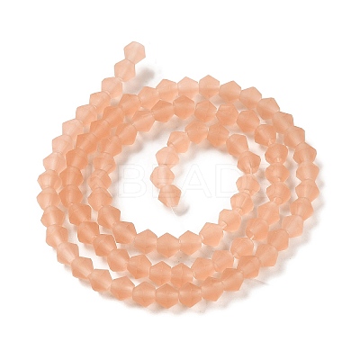 Imitate Austrian Crystal Frosted Glass Beads Strands EGLA-A039-T2mm-MD15-1