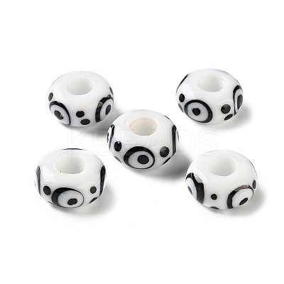 Handmade Lampwork European Beads LA-CBA0C61-01C-1
