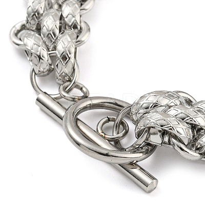 Tarnish Resistant 304 Stainless Steel Link Chain Bracelets BJEW-P315-01B-P-1