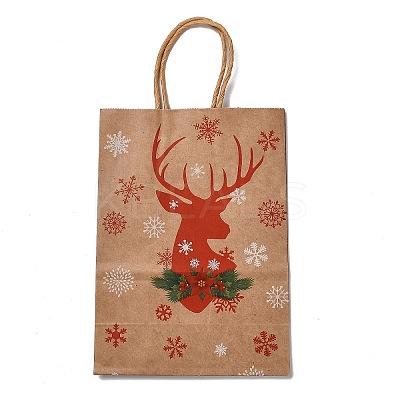 Christmas Theme Rectangle Paper Bags LS-CARB-F011-01C-1