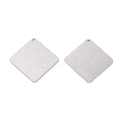 Non-Tarnish 304 Stainless Steel Pendants STAS-O13-08G-P-1