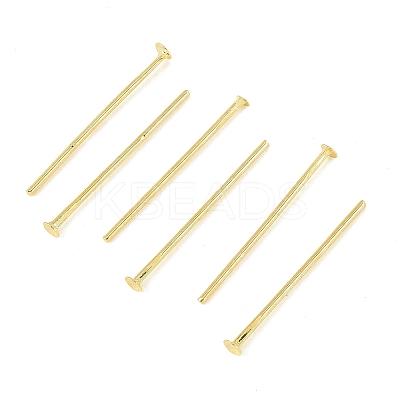 SHEGRACE Brass Flat Head Pins XGR0084G-32G-1