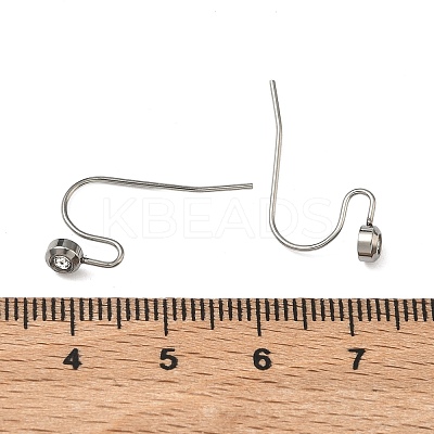 304 Stainless Steel Earring Hooks STAS-P237-14P-1