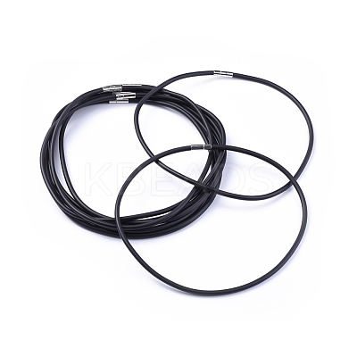 Rubber Necklace Making NJEW-H078-16-1