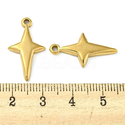 Ion Plating(IP) 304 Stainless Steel Pendants STAS-P341-33G-1