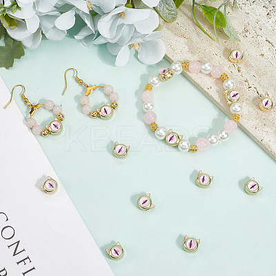 16Pcs Alloy Resin Beads FIND-SC0015-38-1