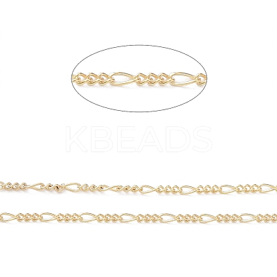 Yellow Gold Filled Figaro Chains CHC-M023-24G-1
