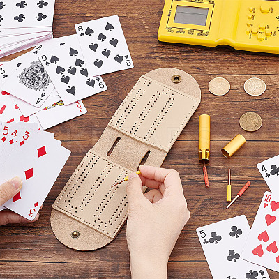 PU Outdoor Cribbage Card Game Scoreboard AJEW-WH0033-05-1