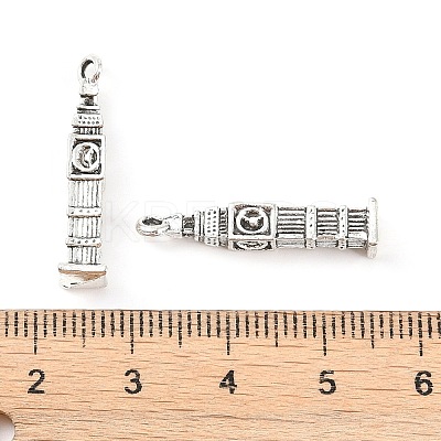 Tibetan Style Alloy Pendant TIBE-M001-03AS-1