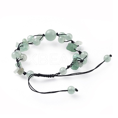 Adjustable Nylon Cord Braided Bead Bracelets BJEW-JB04602-02-1